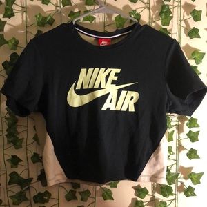 Nike air cropped shirt